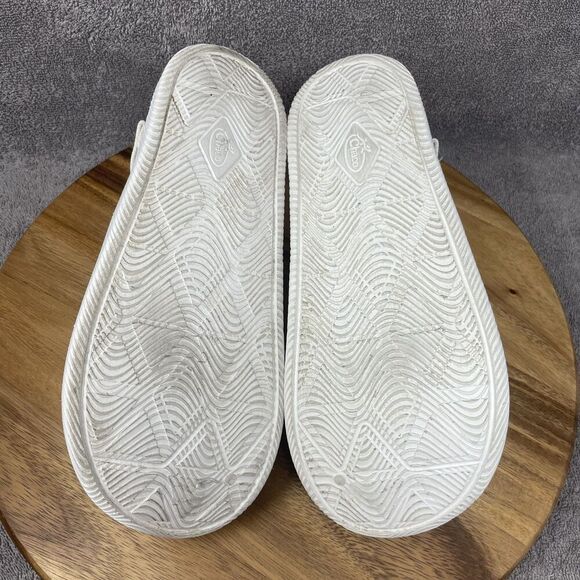 CHACO Chillos Women's Size 9 White Adjustable Strap Closed Toe Sandals Clogs - Picture 6 of 8